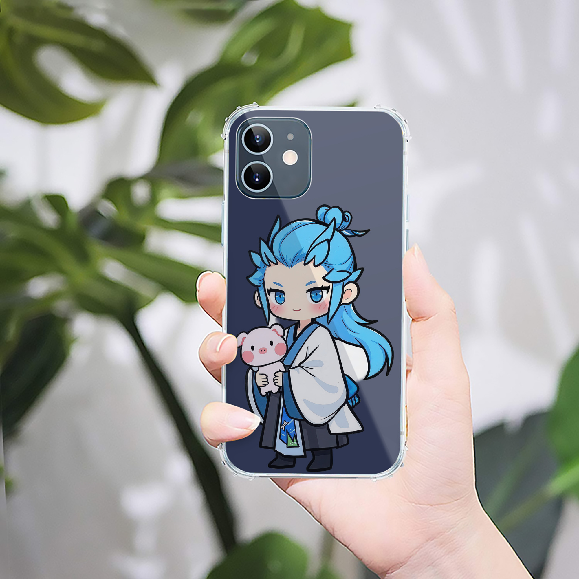 （画像用） Ne Zha 2 ナタ 魔童の大暴れ 【iPhone 12シリーズ対応】透明スマホケース（クリアソフトケース）
